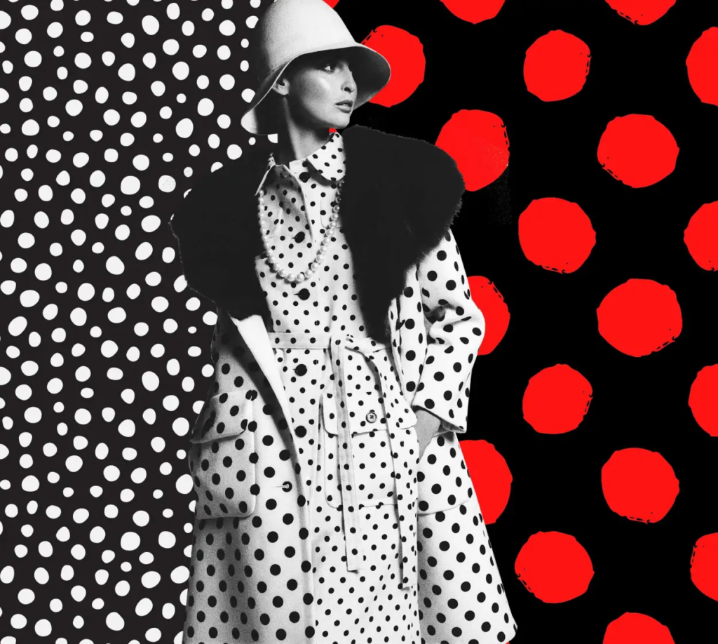 polka dot reference photo for patterns